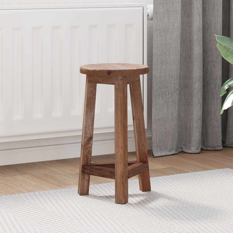 Solid Wood Accent Stool