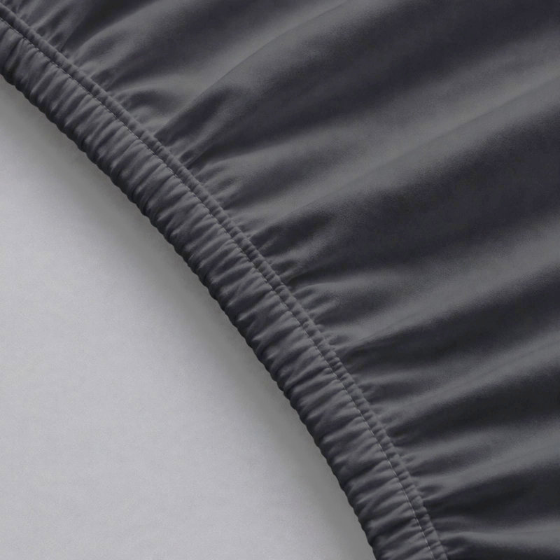 6-Piece Premium Deep Pockets Microfiber Sheet Set, California King, Dark Gray