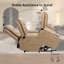 Fauteuil inclinable électrique en similicuir avec télécommande et cuir PU-1693694061