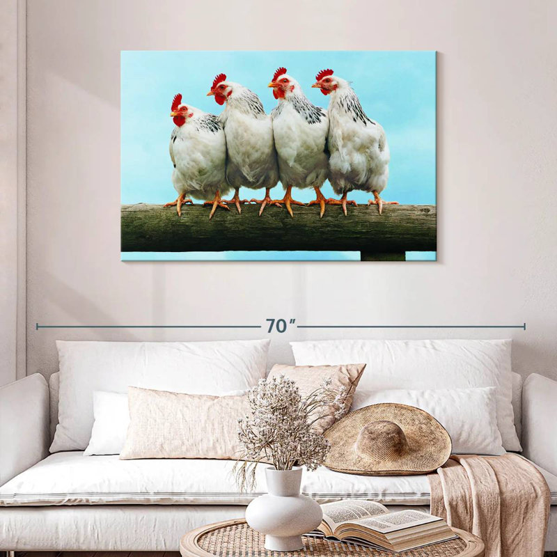 Brampt Chicken Friends, H 30 po x l 45 po