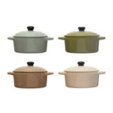 Creative Co-Op 4 Piece Stoneware Bakeware Set