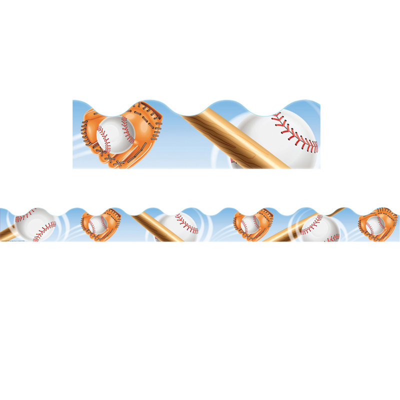 Baseball déco avec bordure de classe
