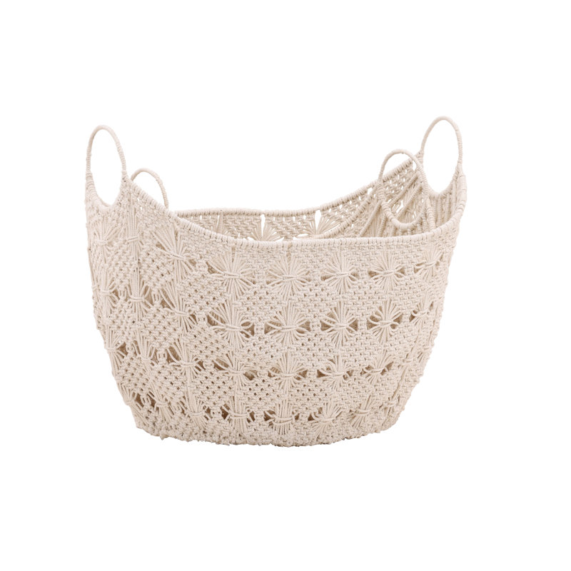 Arielle 2 Piece Fabric Basket Set