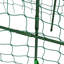 Outdoor Climbing Plant Arch Trellis, 6' Tall , Plastic Coated Steel Frame, Net, Support Cucumbers, Peas, Vegetables, Trellis For Plants Outdoor, Steel, Suitable Zucchini,