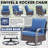 Wyland Industrial Style Outdoor Wicker Furniture Fire Pit Set With Weather-Resistant Cusions Perfect For Patios & Gardens-2117616265