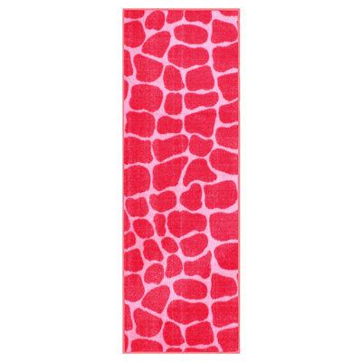 Tapis rose Crocodile pour salon, salle à manger, cuisine, chambre à coucher, enfants