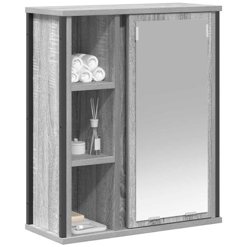 Bathroom Cabinet, Grey
