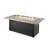 Cedar Ridge 23" H x 61" W Concrete Propane Outdoor Fire Pit Table with Lid