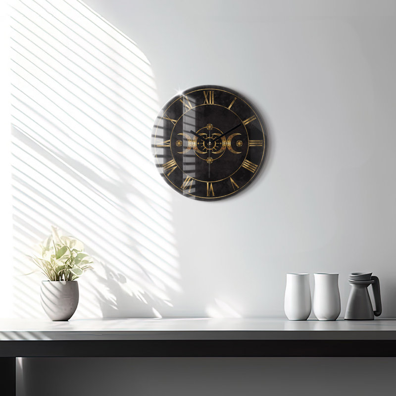 Glass Wall Clock