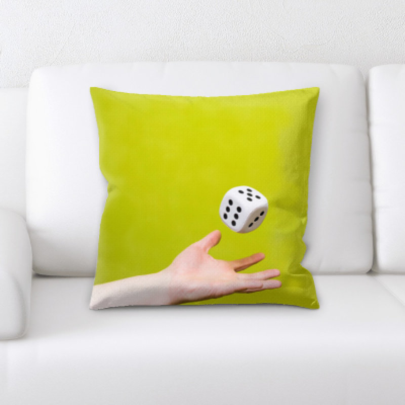 Microsuede Throw Pillow
