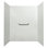 Clegg 60'' W 36'' D 75'' H Plastic Wall