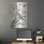 Art mural en métal luxueux «Natural Wonder IV» par Courtney Prahl, 24 po x 36 po