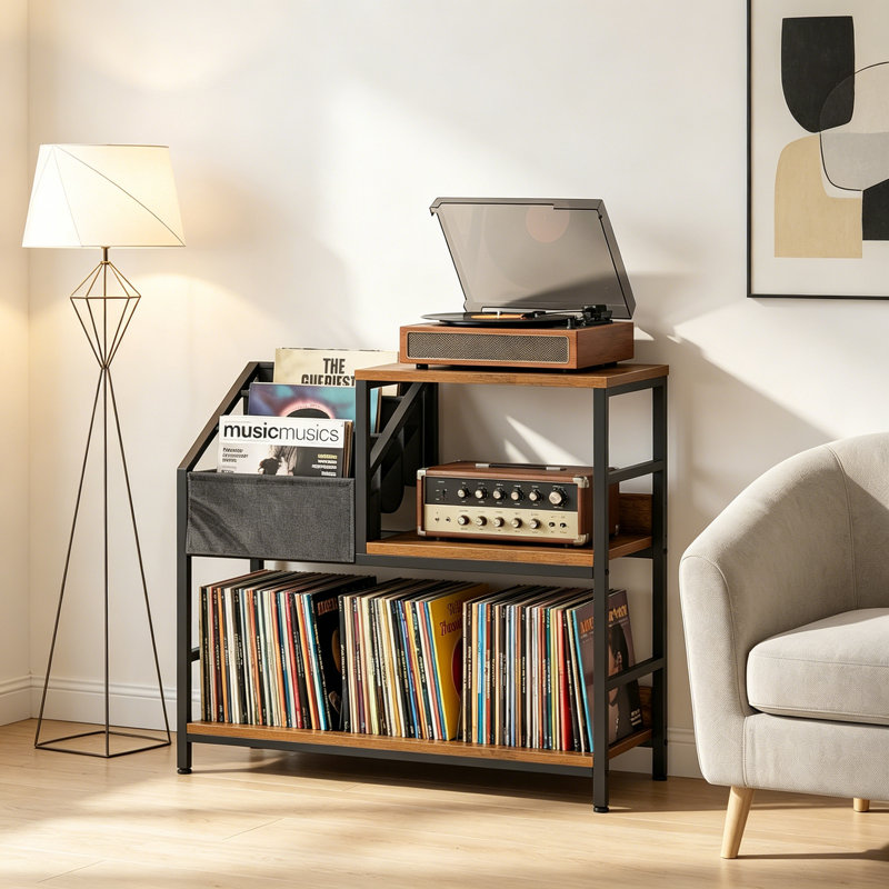 80 cm H Media Shelves