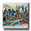«Abstract New York City» par Rey Klimt, art mural sur toile-1171302639