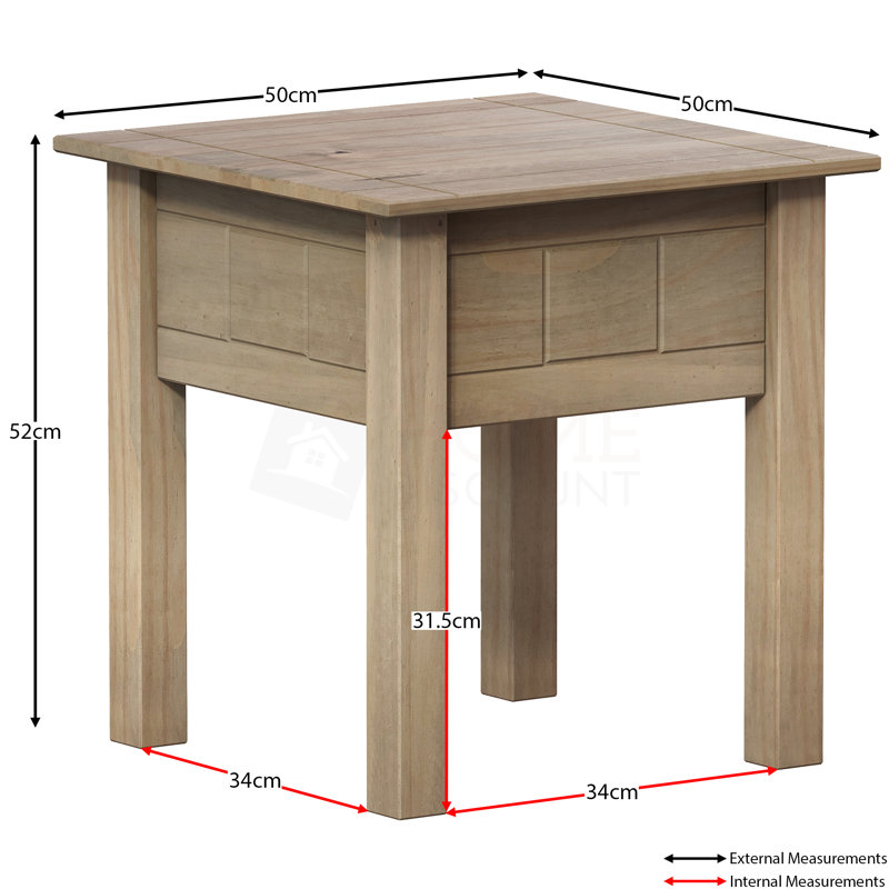 Somers Solid Wood End Table