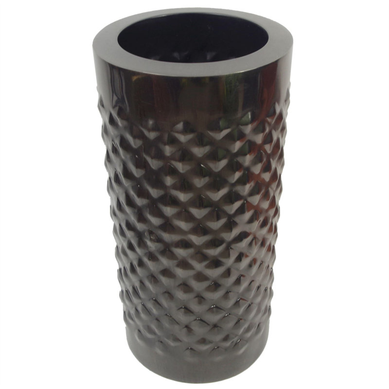 Fenwick Handmade Metal Table Vase, Black