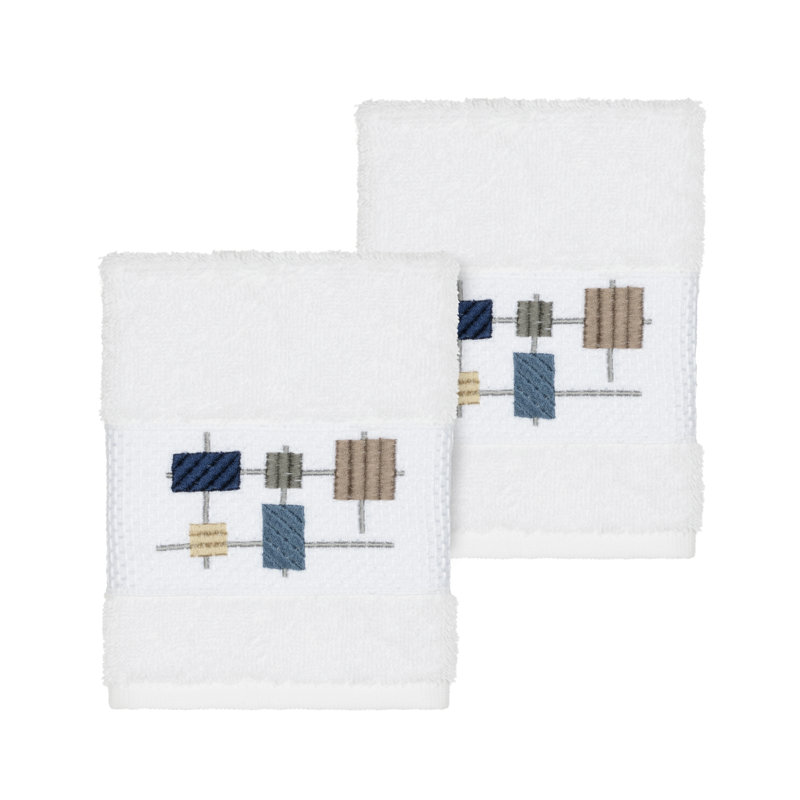 Khloe Turkish Cotton Washcloth, White