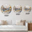 Paysage d'hiver avec lac de montagne - Horloge murale traditionnelle-579394399