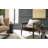 Jax Marble Top Pedestal End Table