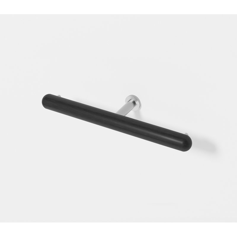 Franci Wall Mounted Toilet Paper Holder, Dark Oak