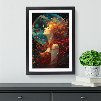 Universe Art Nouveau Art - Framed Print
