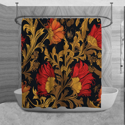 Moersch Floral Shower Curtain