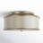Elzira Linen Semi Flush Mount-18698941