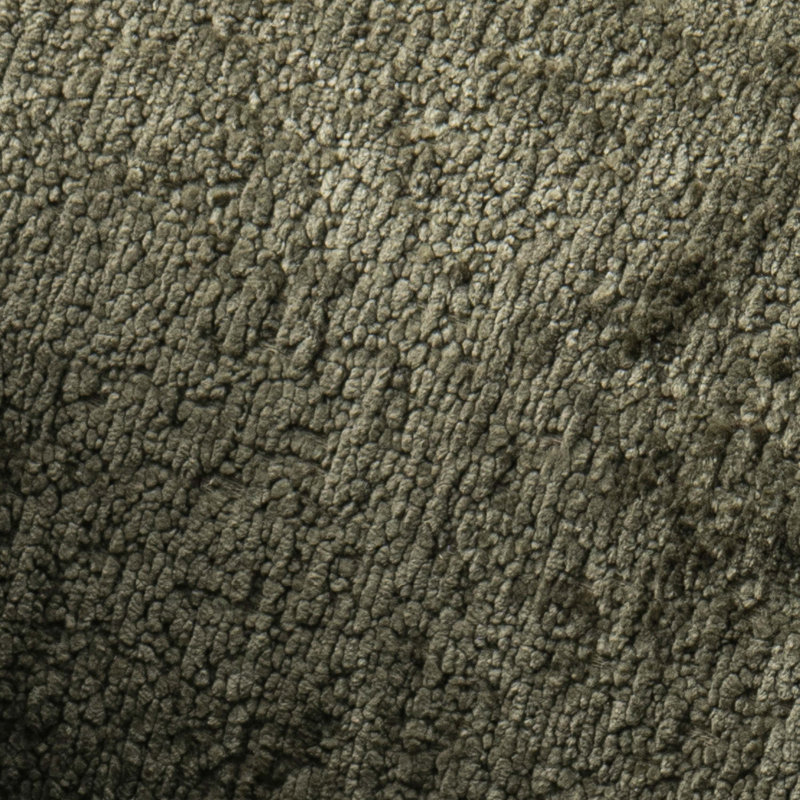 Cezmi 2-Piece Modern Chenille 85.8" Sofa and Accent Chair Set in, Cezmi Green Chenille