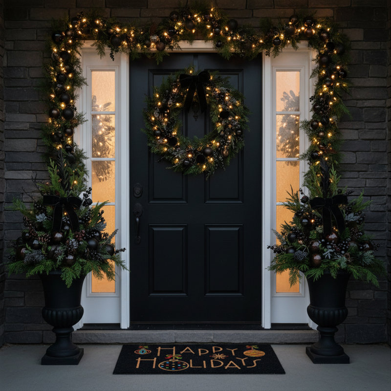 Floinn Non-Slip Christmas Doormat, 17" x 29"