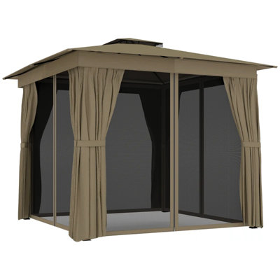 Stylish Canopy Shelter,Outdoor Gazebo,Soft Top Gazebo