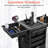33"H x 13.2"W Salon Trolley Utility Cart With Lockable Wheels-99483082