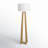 Frankfurt Sandali 58.5'' Gold Traditional Floor Lamp