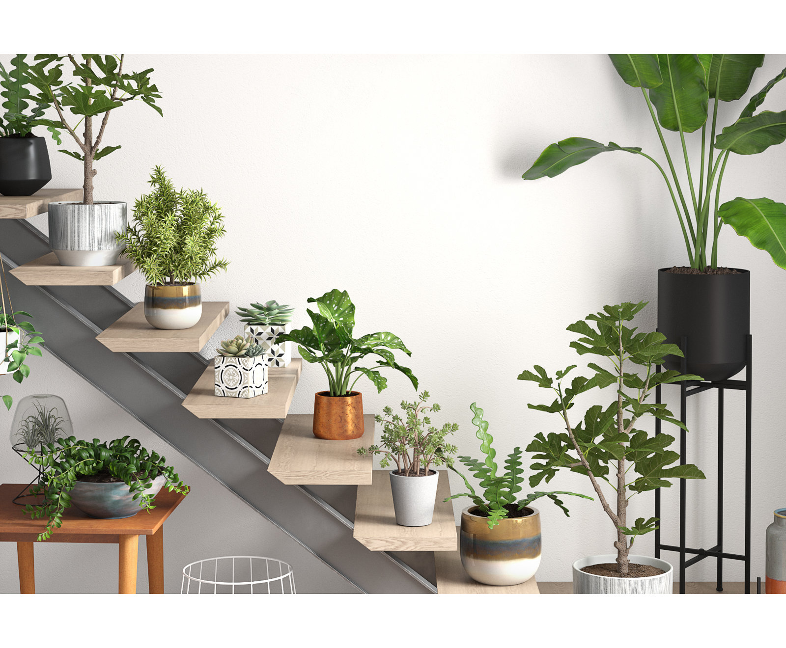 Haven Pot Planter, Taupe, 3.5" H x 10" W x 10" D