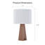 Lampe de table USB en métal Huckston