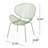 Andrighetti Outdoor Metal Mesh Shell Chairs-615870365