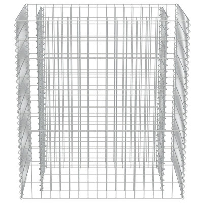 39.37" H x 35.43" W Silver Metal Fencing