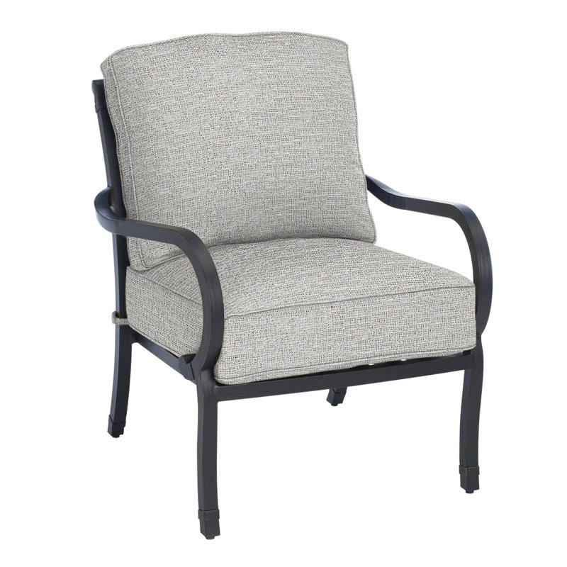 Somerset Patio Chair with Cushions, Arbor Chambray, Welt