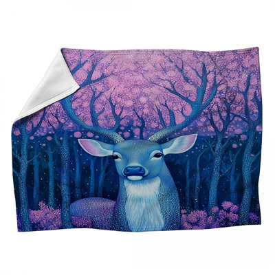 Jeté polaire Deer