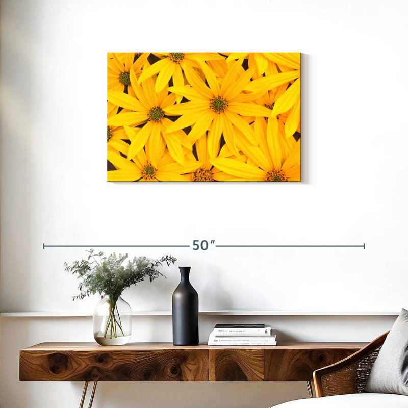 Fleurs jaune vif Harnek, H 20 po x l 30 po