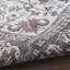 Tapis floral lavé à la machine 9 pi x 12 pi vert et ivoire