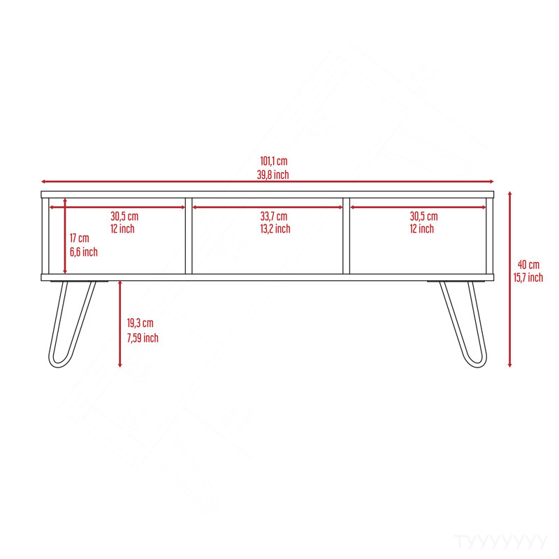 Table basse Minnesota