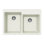 Évier de cuisine à double cuve 60/40 L 33 po x l 22 po Quartztone