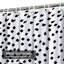 Rideau de douche noir avec 12 crochets-317236221