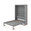Lit escamotable double avec tablettes-1263004992