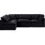 Ensemble modulaire de coin en velours 4 pièces Itala-94482386