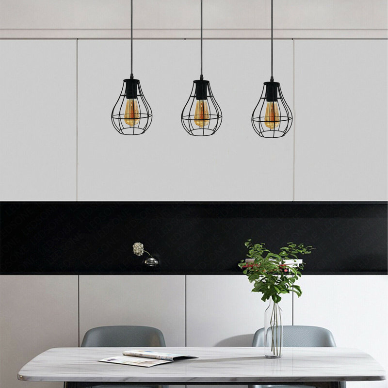 Ruffner 3 - Light Black Pendant
