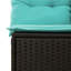  Ensemble de canapé de patio 11 pièces avec coussins en rotin de polyester noir (États-Unis seulement)