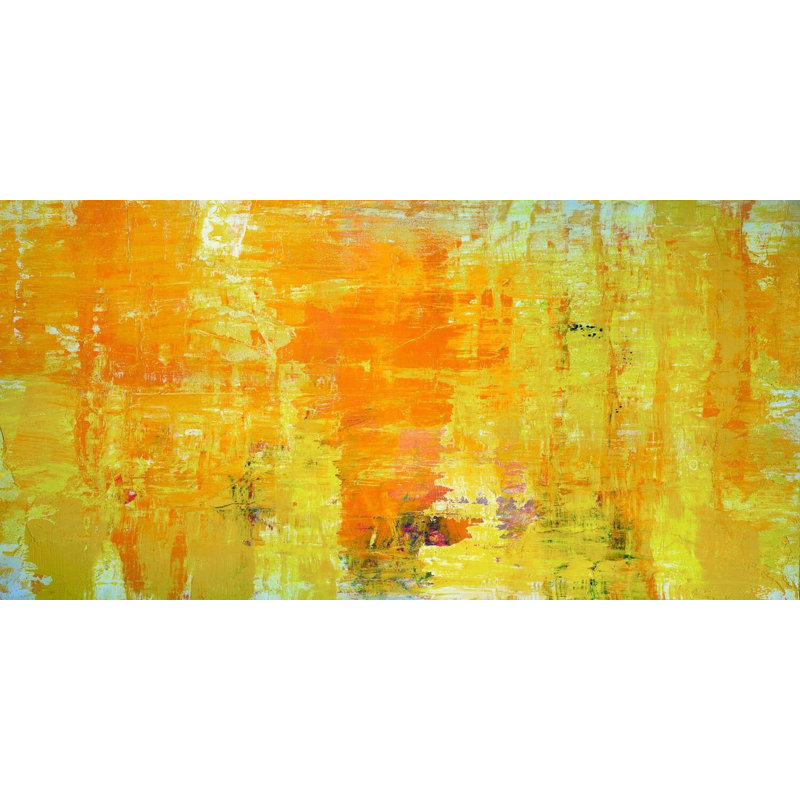 Happy Print by John Beard, 36" H x 72" W x 1.5" D, Unframed