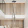 Keysha 8 - Light Rectangle LED Dimmable Pendant Long Staircase Chandelier