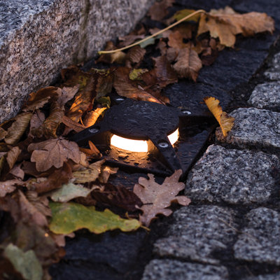 Repton Black Plug-in Integrated LED Metal Spotlight